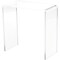 Plymor Clear Acrylic Vertical Rectangular Display Riser, 8" H x 8" W x 4" D (1/4" thick)